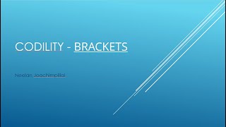 Codility - Brackets (JavaScript)