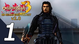 Onimusha 3 HD REMASTERED PROJECT 2.0 \u0026 New Ninja Outfit - Parte 1/1080p 60fps Wide (4k Int.)/PCSX2