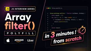 Implement Array.filter() Polyfill in JavaScript