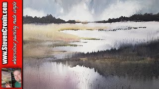 'Marshland' Watercolour Painting Tutorial Demo