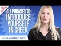 ALL Phrases to Introduce Yourself like a Native Greek Speaker