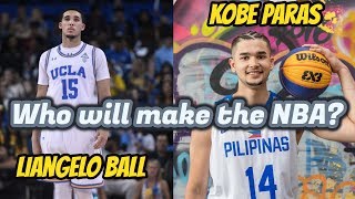 Liangelo Ball or Kobe Paras ? Who will make the NBA?
