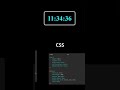 I Made a Clock Using Only HTML, CSS, and JavaScript