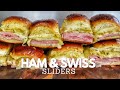 Ham And Cheese Sliders In The Oven Recipe | Super Bowl Appetizers Recipes