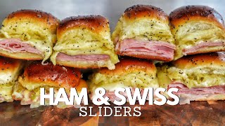 Ham And Cheese Sliders In The Oven Recipe | Super Bowl Appetizers Recipes