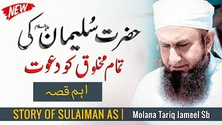 Story of Prophet Sulaiman as - اہم قصہ | Maulana Tariq Jameel Latest Bayan 14 February 2019