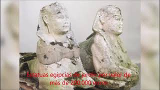 Se subastan estatuas egipcias de jardín por más de 200 000 euros