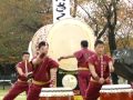 20101113 自衛隊音楽まつりプレx和太鼓演奏会x2 船岡さくら太鼓 スコール