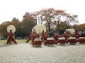 20101113 自衛隊音楽まつりプレx和太鼓演奏会x2 船岡さくら太鼓 スコール