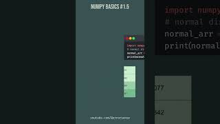 How to Create Random Arrays in Numpy Python #pythonforbeginners #coding #numpytutorial #randomarray