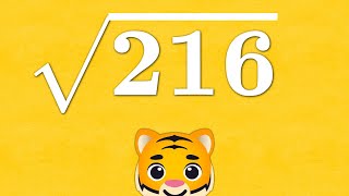 Square Root 216