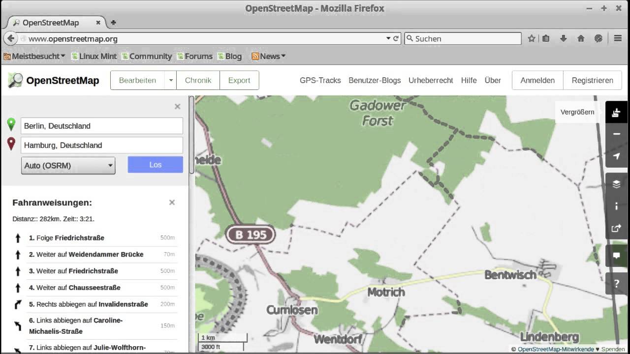 OpenStreetMap Ab Sofort Mit Routenplaner - YouTube