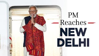 Live: PM Modi arrives in New Delhi after two-nation tour of France and USA