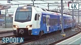 Aankomst Keolis FLIRT 7406 in Station Zwolle