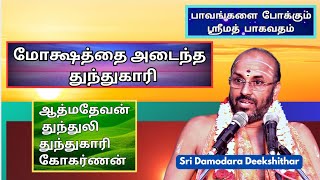 மோக்ஷததை அடைந்த  துந்துகாரி, பாவங்களை  போக்கும்  ஸ்ரீமத்  பாகவதம் , Sri Damodara Deekshithar