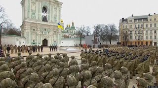 Ceremonies Across The World Mark First Anniversary Of Russian War On Ukraine