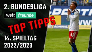 2. Liga Prognose - 14. Spieltag 2022/23 👉 Top Tipps & Vorschau