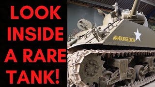 Look inside a Fury Movie Sherman TANK!