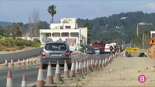 El consell suspèn temporalment les obres de la carretera de Santa Eulària