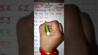 Numbers Counting & Writing 51 to 100 | Kids Math Classes