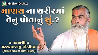 માણસ નું પોતાનું શું ? ll Motivational Speech || Mastrambapu Gondaliya