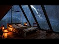 Rain Sounds to fall Asleep in 3 minutes – Heavy Rain and Thunder in the forest - Rain Sound #66