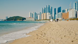 Walk Around Haeundae Beach (December 7, 2024) | Busan South Korea