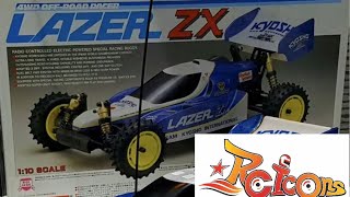 Running the Kyosho Lazer ZX from 1989