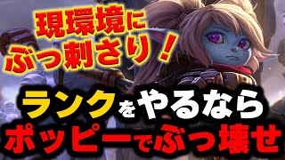 【LOL・SUP・現環境最強】ポッピーがサポートのカウンターピックとして優秀すぎて泣いたｗｗｗ