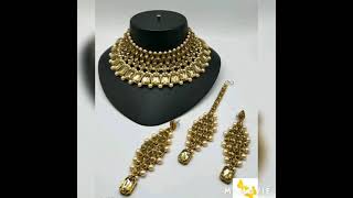 Shimmering Graceful Jewellery SetsMetal: AlloyPlting: Gold PlatedStone Type: Crystals