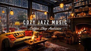 Cozy Coffee Shop Ambience & Smooth Piano Jazz Music ☕ Soothing Jazz Instrumental to Study, Focus