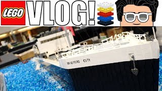 SINKING LEGO BOAT + Getting FREE LEGO & RARE LEGO Parts! | MandRproductions LEGO Vlog!