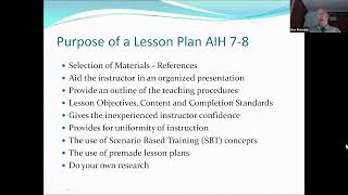 SSA CFI-G Ground School - Planning an Instructional Activity