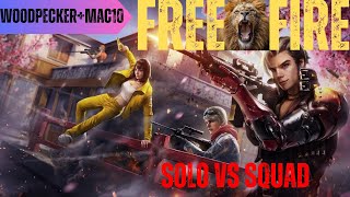 26 Kills  WOODPECKER+MAC10 99% Headshot Rate _ Solo Vs Squad [ Full Gameplay ]  FreeFire