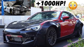 THE WIDEBODY BRZ IS COMPLETE! + TT C8 Corvette Update!