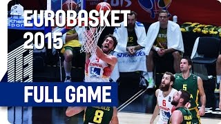 Spain v Lithuania - Final - Full Game - Eurobasket 2015