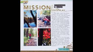 Ideas for Unexpected Colors on Scrapbook Pages about Autumn