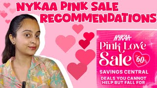 NYKAA 💕❤️ SALE RECOMMENDATIONS|| UPTO 60% OFF 😱😱 || Skincare|| Makeup|| Haircare|| Bodycare