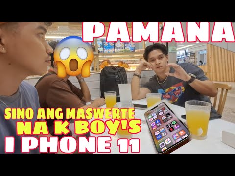 PAMANA I phone 11 ni kalingap RAB sino maswerte na k boy's ang Pinamanahan?