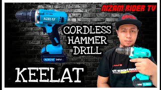 KEELAT Cordless Hammer Drill || Betul Ke barang Baik?