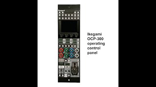 Ikegami OCP-300 Camera Control Panel - Basic Operations