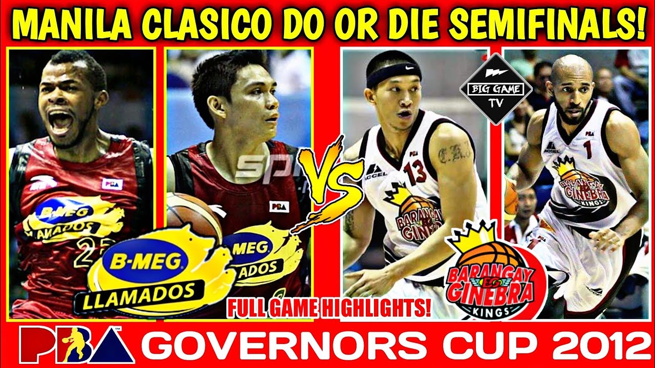 Bmeg Vs Ginebra DO OR DIE SEMIFINALS! L Full Game Highlights! L 2012 ...