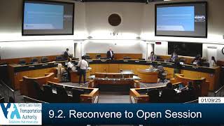 VTA Board of Directors Meeting January 9,  2025 5:30 PM