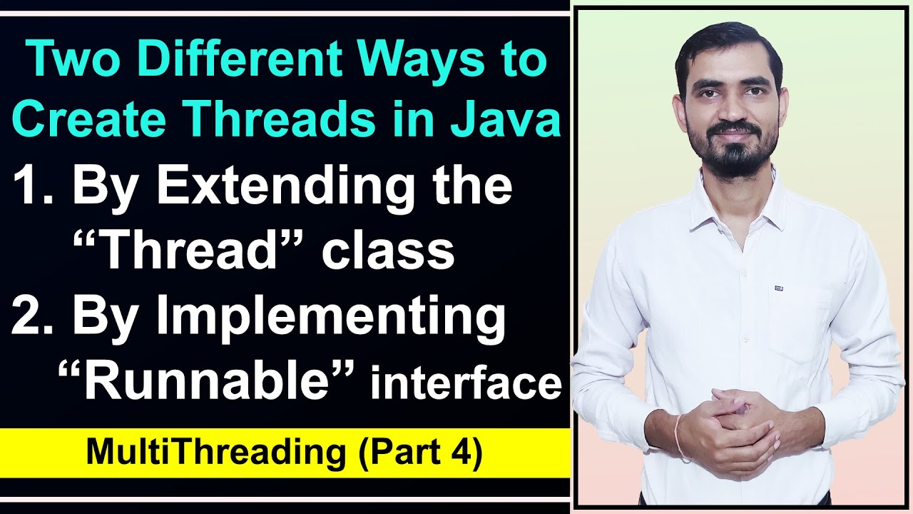 How To Create Thread Using Thread Class And Runnable Interface In Java ...