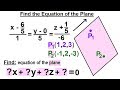 Calculus 3: Ch 2.2 Planes in 3-D Equation (14 of 22) How to Find the Equation of a Plane?