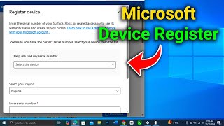 How to Register/Connect Your windows PC to Microsoft Account