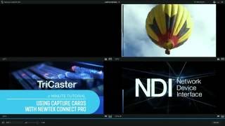 2 Minute Tutorial: How to use a capture card in your IP video workflow