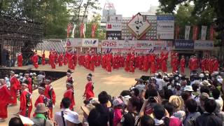 旭食品　第60回よさこい祭り　全国大会　高知城会場　2013年8月12日