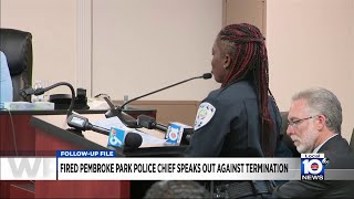 Former Pembroke Park police chief defends herself following firing