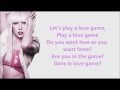 Lady Gaga - LoveGame - Lyrics (HD)(HQ)